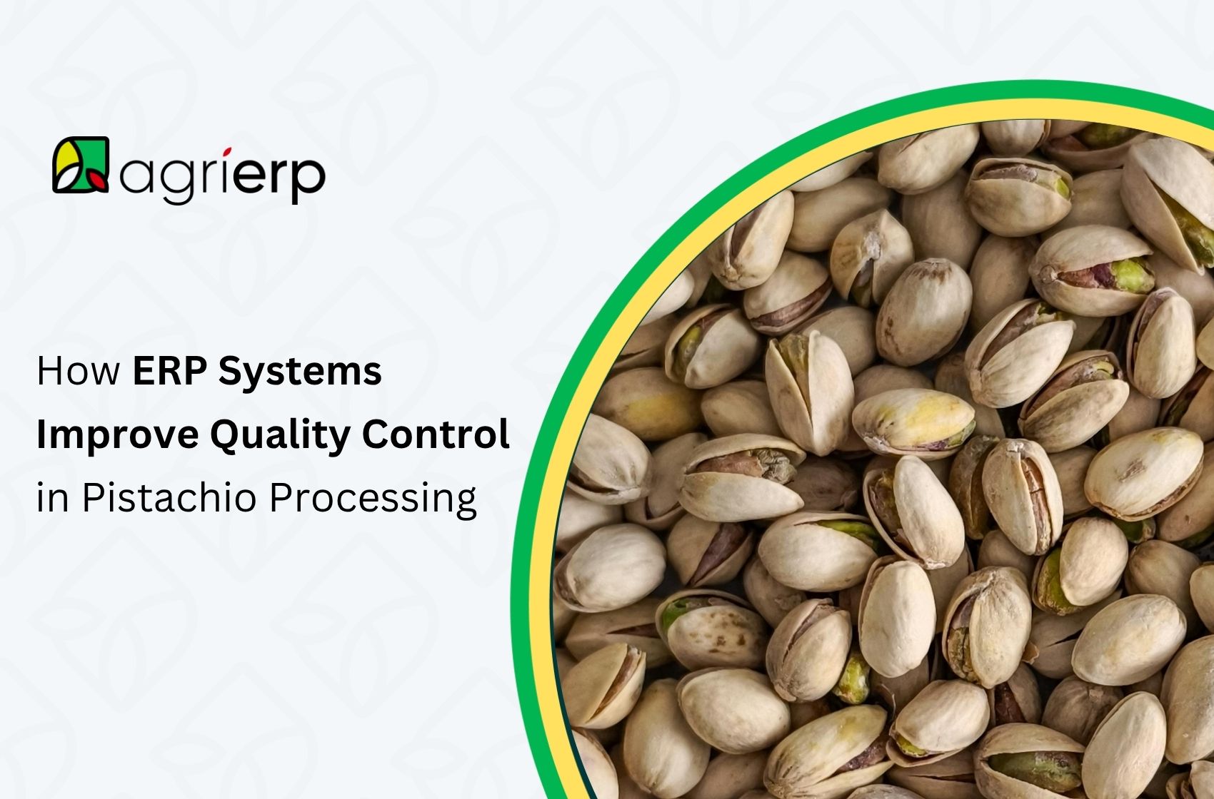 how erp systems improve quality control in pistachio processing