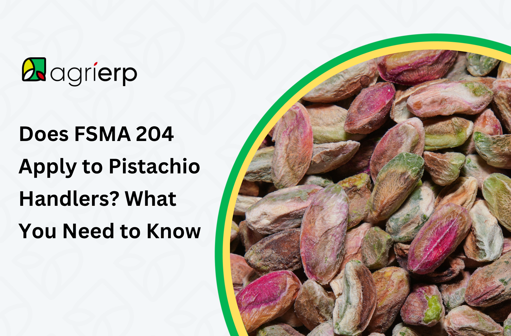 an image for a blog on pistachio lot traceability and fsma 204