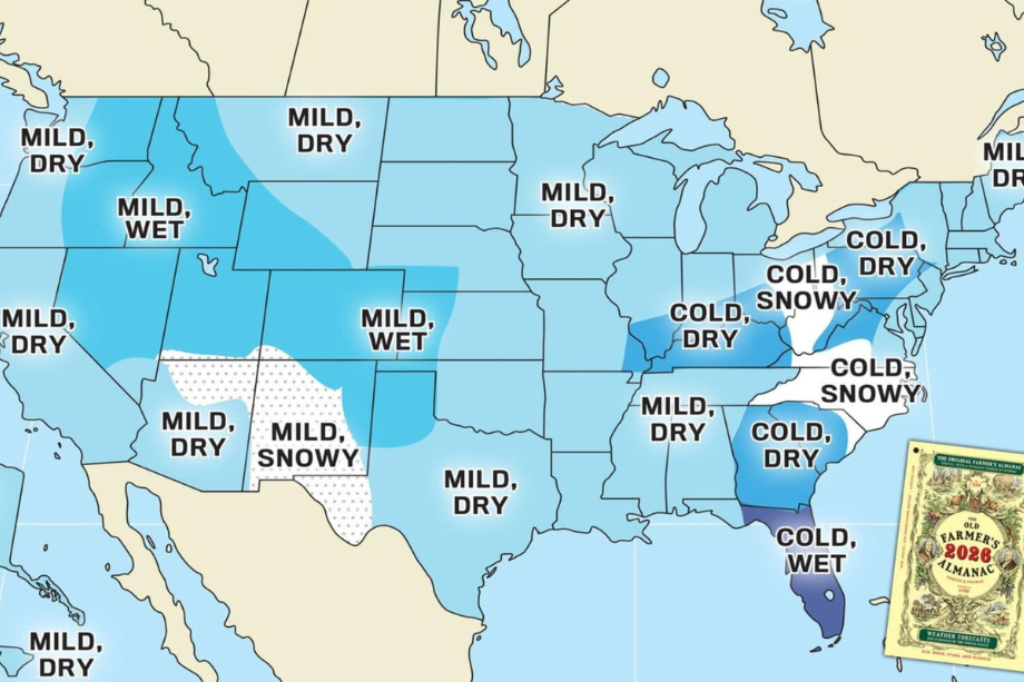 farmers’ almanac warns of a ‘chill, snow, repeat’ winter
