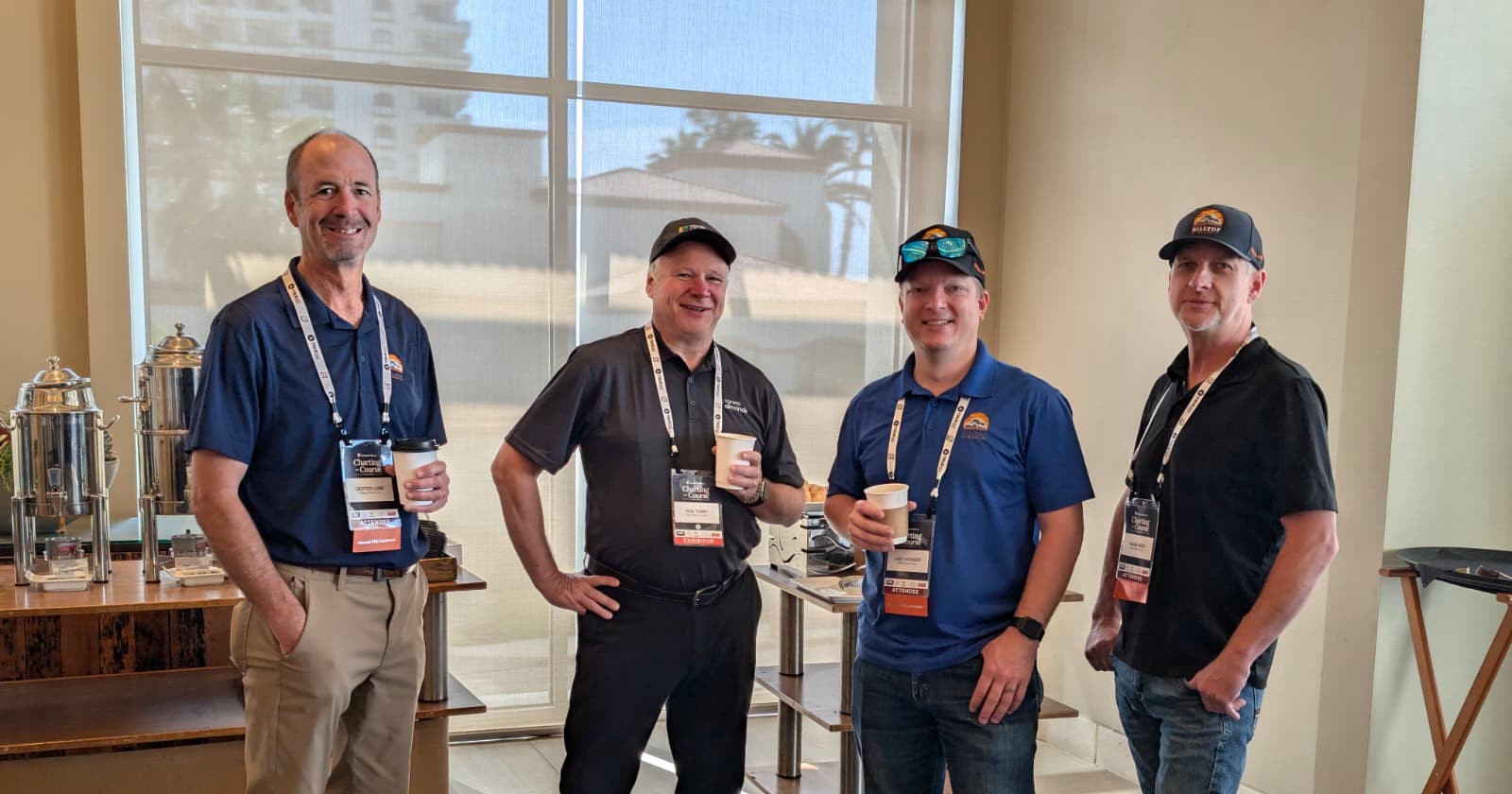 AgriERP team at booth 27 during the 44th Annual Almond Alliance Convention 2026 in Huntington Beach"